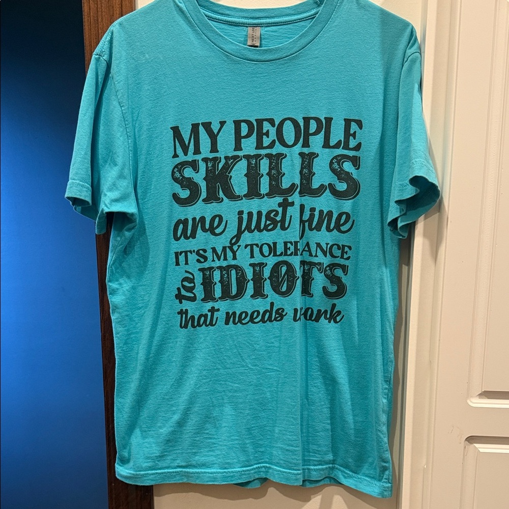Graphic Teal T-Shirt for women